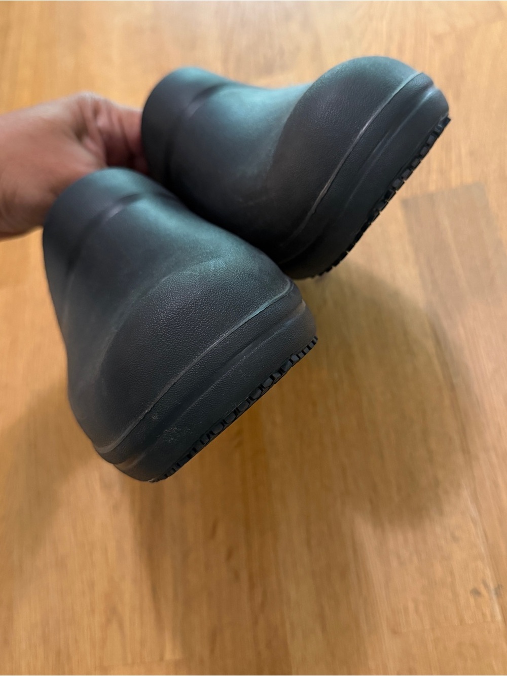Crocs Dual Comfort 7 Black Neria Pro Work Clogs Slip Resistant - Picture 10 of 11